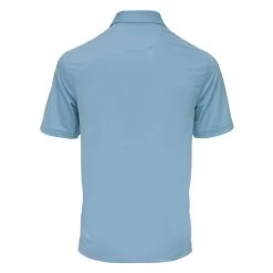 Greg Norman Men's Shark Logo Golf Polo Shirt -American Golf Shop 390151 Gnorman Polo Freedom Micro S22 Coast 2