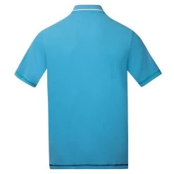 GOLFINO Men's Colour Zip Golf Polo Shirt -American Golf Shop 390385 OpticWhite BluePrint GOLFINO Colour Block Zip Polo Shirt 2