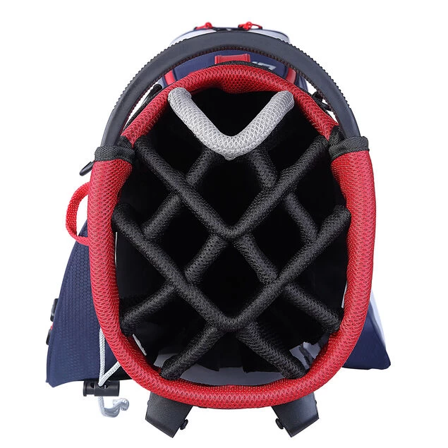 Stromberg Dry S Lightweight Golf Stand Bag Stromberg Dry S Lightweight Golf Stand Bag -American Golf Shop 390892 Navy White Red Stromberg Dry S Stand Bag 4