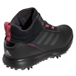 Adidas Golf Adidas Ladies S2G Mid-Cut Waterproof Spiked Golf Boots -American Golf Shop 391136 Black adidas Golf S2G Ladies Mid Cut Boots 5