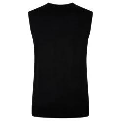 Greg Norman Men's Merino Sweater Golf Vest -American Golf Shop 391287 black 2