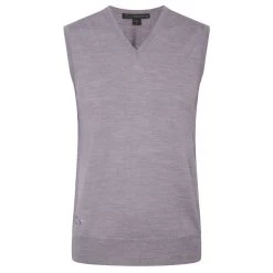 Greg Norman Men's Merino Sweater Golf Vest -American Golf Shop 391287 grey 1 1