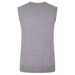 Greg Norman Men's Merino Sweater Golf Vest -American Golf Shop 391287 grey 2 1