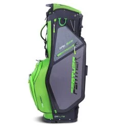 BIG MAX Dri Lite Feather Lightweight Golf Stand Bag -American Golf Shop 391351 Lime Black Charcoal BIGMAX Dri Lite Feather Stand Bag 5