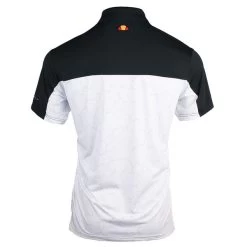 Ellesse Men's Insina Print Golf Polo Shirt -American Golf Shop 391383 wht blk Ellesse Polo Insinia Print W21 2