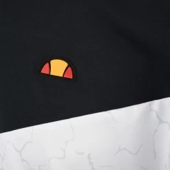 Ellesse Men's Insina Print Golf Polo Shirt -American Golf Shop 391383 wht blk Ellesse Polo Insinia Print W21 4