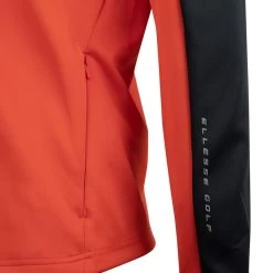 Ellesse Men's Torenzo Golf Midlayer 5 Ellesse Men's Torenzo Golf Midlayer -American Golf Shop 391470 Orange Black Ellesse Midlayer Torenzo W21 4