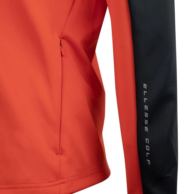 Ellesse Men's Torenzo Golf Midlayer Ellesse Men's Torenzo Golf Midlayer -American Golf Shop 391470 Orange Black Ellesse Midlayer Torenzo W21 4