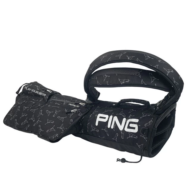 PING Moonlite Water-Resistant Golf Pencil Bag PING Moonlite Water-Resistant Golf Pencil Bag -American Golf Shop 391721 Black MrPing PING Moonlite Stand Bag 2022 1