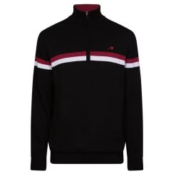 Benross Men's Lined Knit Golf Midlayer 8 Benross Men's Lined Knit Golf Midlayer -American Golf Shop 392685 Black Burgundy Benross Lined Knit Midlayer 1