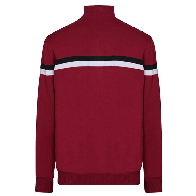Benross Men's Lined Knit Golf Midlayer Benross Men's Lined Knit Golf Midlayer -American Golf Shop 392685 Burgundy Navy Benross Lined Knit Midlayer 2