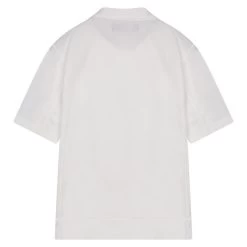 Benross Junior Side Logo Stretch Golf Polo Shirt -American Golf Shop 392722 White Blue Benross Side Logo Polo Shirt 3