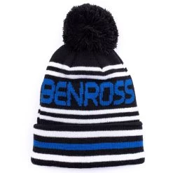 Benross Junior Pom Golf Bobble Knit Golf Hat -American Golf Shop 392764 Black Blue Benross 1