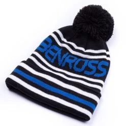 Benross Junior Pom Golf Bobble Knit Golf Hat -American Golf Shop 392764 Black Blue Benross 2