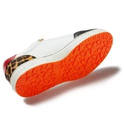 Royal Albartross Ladies Fieldfox Spikeless Golf Shoes -American Golf Shop 393637 White Leopard Royal Albartross Fieldfox Ladies Shoes 5