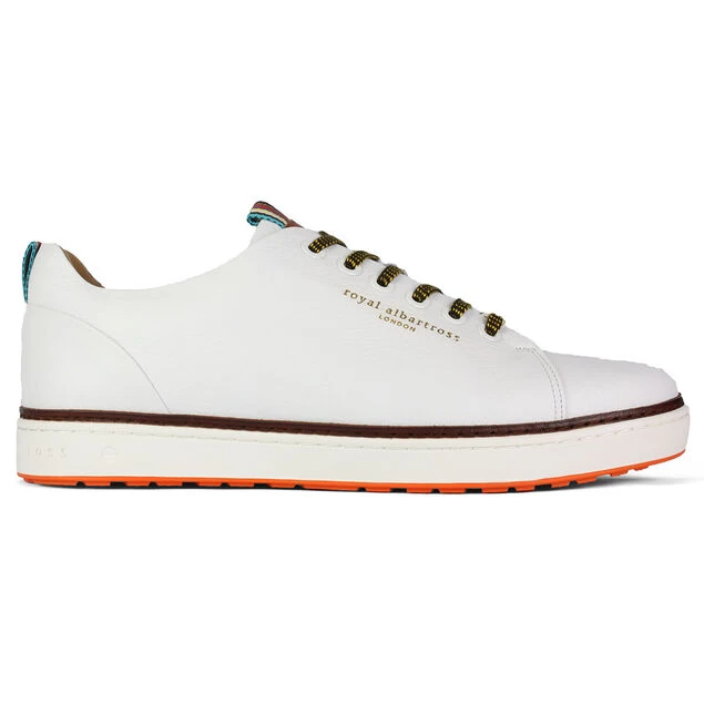 Royal Albartross Men's Pontiac Spikeless Golf Shoes Royal Albartross Men's Pontiac Spikeless Golf Shoes -American Golf Shop 393651 White Royal Albartross Pontiac Shoes 1