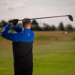 FootJoy Men's HydroLite Waterproof Golf Jacket -American Golf Shop 393732 RoyalBlackSilver FootJoy HydroLite Rain Jacket 9