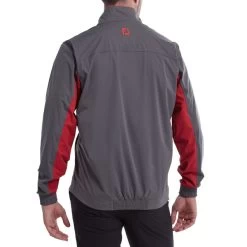 FootJoy Men's HydroKnit Waterproof Golf Midlayer -American Golf Shop 393738 CharcoalRed FootJoy HydroKnit Midlayer 5