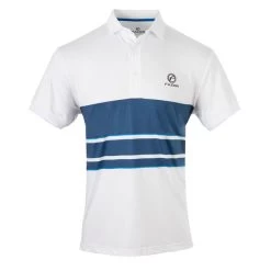 Fazer Men's Endo Chest Stripe Golf Polo Shirt