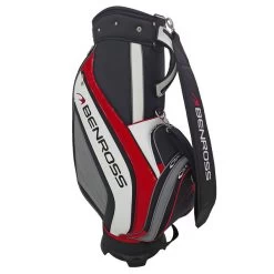 Benross BR-PRO Tour Golf Staff Bag -American Golf Shop 394699 Black White Red Benross BR PRO Tour Staff Bag 2