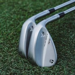 TaylorMade Milled Grind 3 Chrome Steel Golf Wedge 9 TaylorMade Milled Grind 3 Chrome Steel Golf Wedge -American Golf Shop 394915 taylormade mill grind 3 8