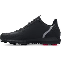 Under Armour Men's HOVR Drive 2 Waterproof Spiked Golf Shoes 8 Under Armour Men's HOVR Drive 2 Waterproof Spiked Golf Shoes -American Golf Shop 395750 Black Black Grey Under Armour HOVR Drive 2 Shoes 2