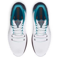 Under Armour Men's HOVR Drive 2 Waterproof Spiked Golf Shoes 15 Under Armour Men's HOVR Drive 2 Waterproof Spiked Golf Shoes -American Golf Shop 395750 White Grey Blue Under Armour HOVR Drive 2 Shoes 4