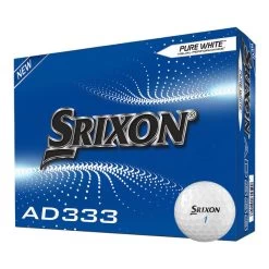 Srixon AD333 12 Golf Ball Pack -American Golf Shop 395863 White Srixon AD333 12 Ball Pack 1