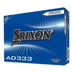 Srixon AD333 12 Golf Ball Pack -American Golf Shop 395863 White Srixon AD333 12 Ball Pack 8