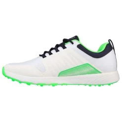 Skechers Men's Elite 4 Victory Spikeless Golf Shoes -American Golf Shop 396159 White Navy Green Skechers Elite 4 Victory Shoes 2