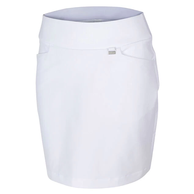 Greg Norman Ladies Pull-On Stretch Golf Skort Greg Norman Ladies Pull-On Stretch Golf Skort -American Golf Shop 396881 White Greg Norman Pull On Ladies Skort 1