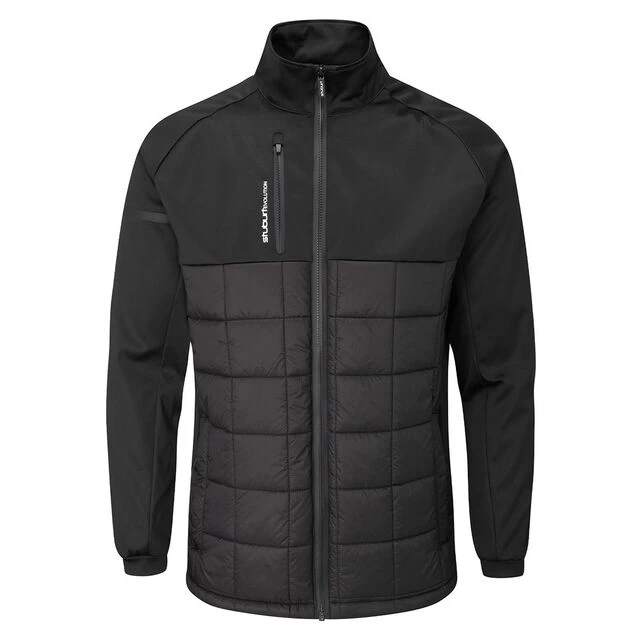 Stuburt Men's Evolution Padded Waterproof Golf Jacket Stuburt Men's Evolution Padded Waterproof Golf Jacket -American Golf Shop 396940 Black Stuburt Evolution Padded Jacket 1