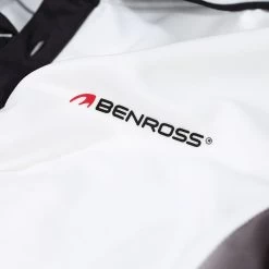 Benross Junior Faded Side Panel Stretch Golf Polo Shirt -American Golf Shop 397501 White Black Benross Faded Side Panel Junior Polo Shirt 3