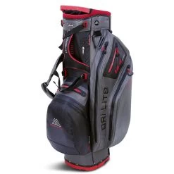 BIG MAX Dri Lite Hybrid 2 Water-Resistant Golf Stand Bag -American Golf Shop 397580 Charcoal Black Red BIG MAX Dri Lite Hybrid 2 Stand Bag 5