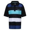 Stromberg Junior Beat Stripe Stretch Golf Polo Shirt -American Golf Shop 397757 black 1