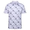 Stromberg Men's Etna Print Stretch Golf Polo Shirt -American Golf Shop 398164 white 1