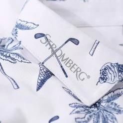 Stromberg Men's Etna Print Stretch Golf Polo Shirt -American Golf Shop 398164 white 4