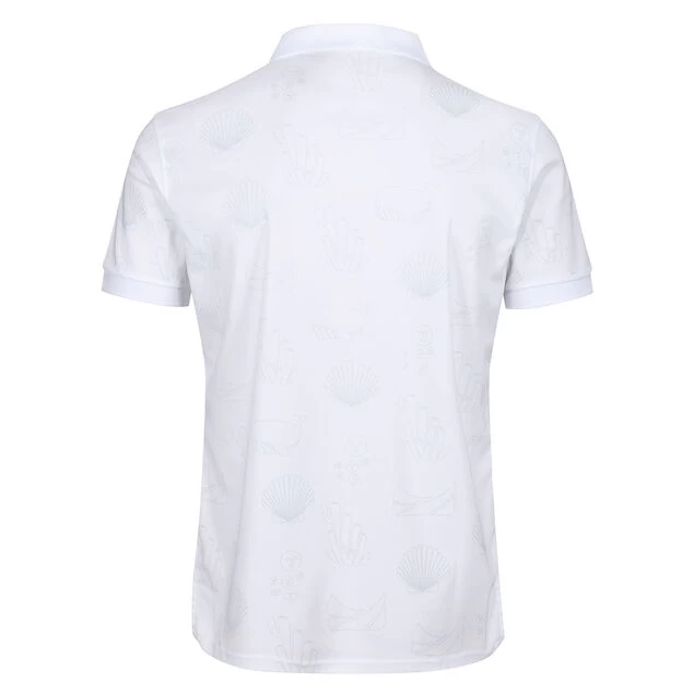 Stromberg Men's OCEANTEE Print Golf Polo Shirt Stromberg Men's OCEANTEE Print Golf Polo Shirt -American Golf Shop 398203 bright white 2