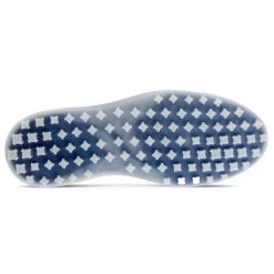 ECCO Men's Tray Spikeless Golf Shoes -American Golf Shop 398699 White Blue ECCO Tray Shoes 4
