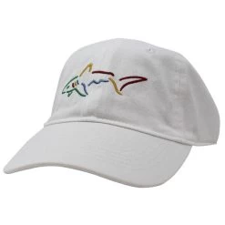 Greg Norman Men's Shark Logo Golf Cap -American Golf Shop 398753 White Greg Norman Shark Logo Cap 1