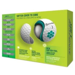 TaylorMade Soft Response 12 Golf Ball Pack -American Golf Shop 399462 White TaylorMade Soft Response 12 Ball Pack 4