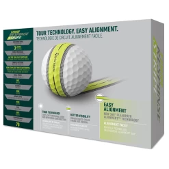 TaylorMade Tour Response Stripe 12 Golf Ball Pack -American Golf Shop 399469 White Green TaylorMade Tour Response Stripe 12 Ball Pack 2022 3