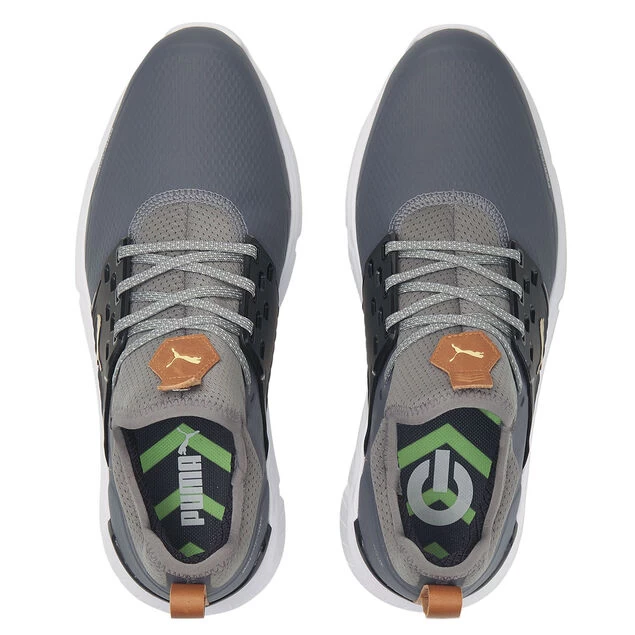 PUMA Men's IGNITE Articulate Waterproof Spiked Golf Shoes PUMA Golf PUMA Men's IGNITE Articulate Waterproof Spiked Golf Shoes -American Golf Shop 399509 QuietShade Gold Black PUMA Golf IGNITE Articulate Shoes 4