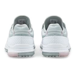 PUMA Golf PUMA Ladies PROADAPT ALPHACAT Waterproof Spikeless Golf Shoes 12 PUMA Golf PUMA Ladies PROADAPT ALPHACAT Waterproof Spikeless Golf Shoes -American Golf Shop 399566 White Silver Pink PUMA Golf PROADAPT ALPHACAT Ladies Shoes 5