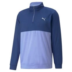 PUMA Golf PUMA Men's Gamer Color Half Zip Golf Midlayer