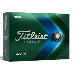 Titleist AVX 12 Golf Ball Pack -American Golf Shop 400725 White Titleist AVX 12 Ball Pack 2022 7