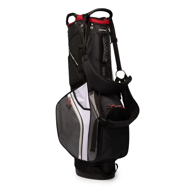 Rife RF LITE Lightweight Golf Stand Bag Rife RF LITE Lightweight Golf Stand Bag -American Golf Shop 400757Rife RF LITE Stand Bag BlackandSilver 3