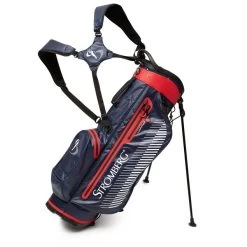 Stromberg Weatherlite Golf Stand Bag -American Golf Shop 400766 Stromberg Weatherlite StandBag navy red 1