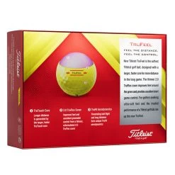 Titleist TruFeel 12 Golf Ball Pack -American Golf Shop 400778 Yellow Titleist TruFeel 12 Ball Pack 2022 2