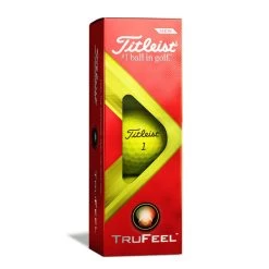 Titleist TruFeel 12 Golf Ball Pack -American Golf Shop 400778 Yellow Titleist TruFeel 12 Ball Pack 2022 3